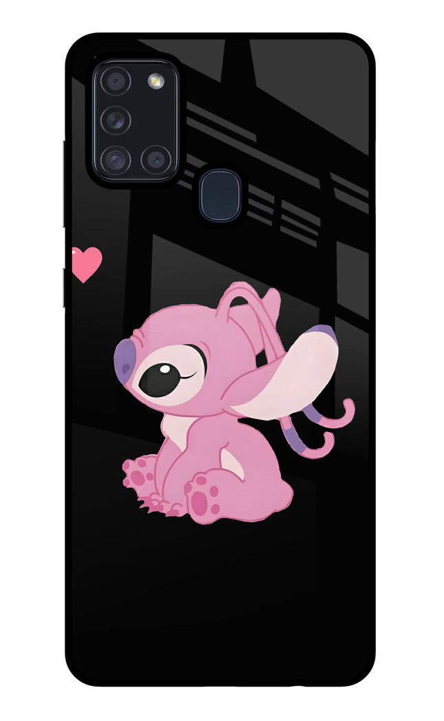 Angel Crush Samsung A21s Glass Case