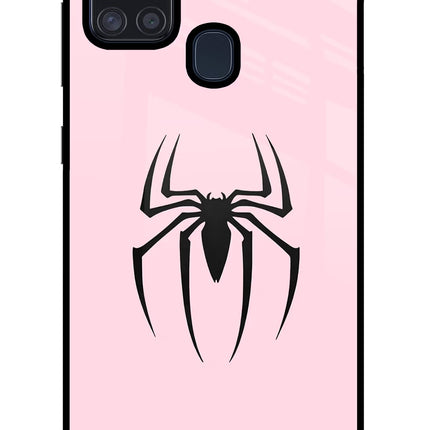 Peter Symbol Samsung A21s Glass Case