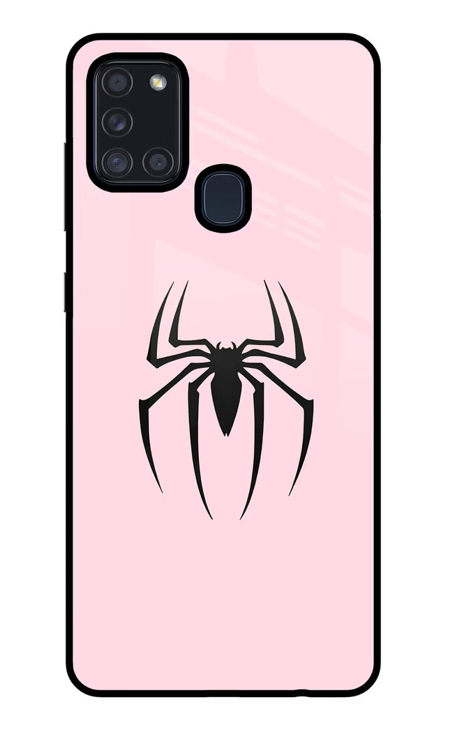 Peter Symbol Samsung A21s Glass Case