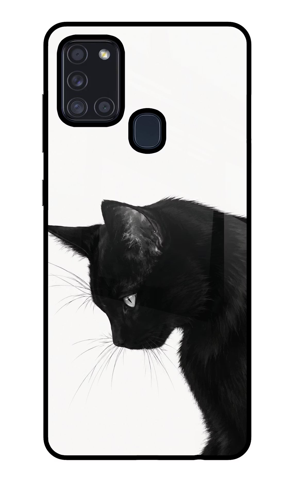 Shadow Gaze Samsung A21s Glass Case