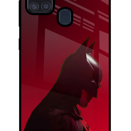 Dark Knight Samsung A21s Glass Case