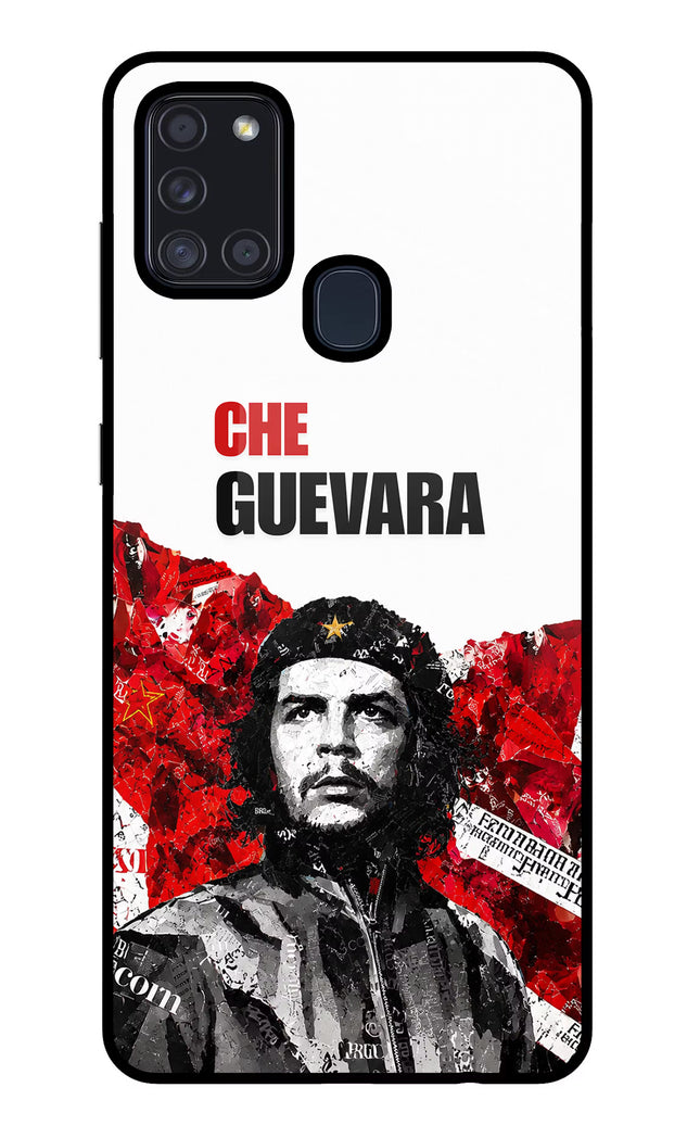 Che Guevara Revolution Samsung A21s Glass Case