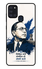 Dr. Ambedkar Visionary Samsung A21s Glass Case