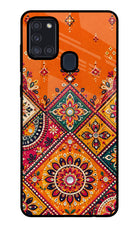 Kutch Glow Samsung A21s Glass Case
