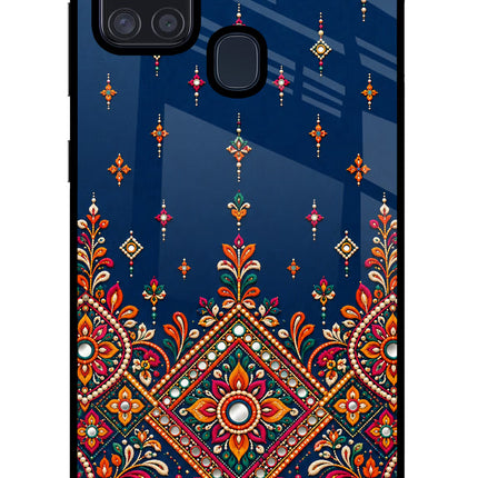 Neel Noor Samsung A21s Glass Case
