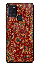 Laal Riwaaz Samsung A21s Glass Case