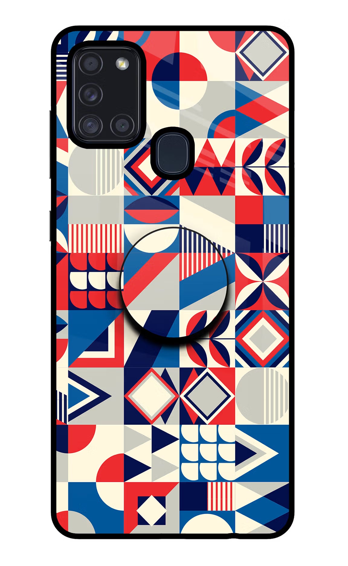 Colorful Pattern Samsung A21s Pop Case by Casekaro