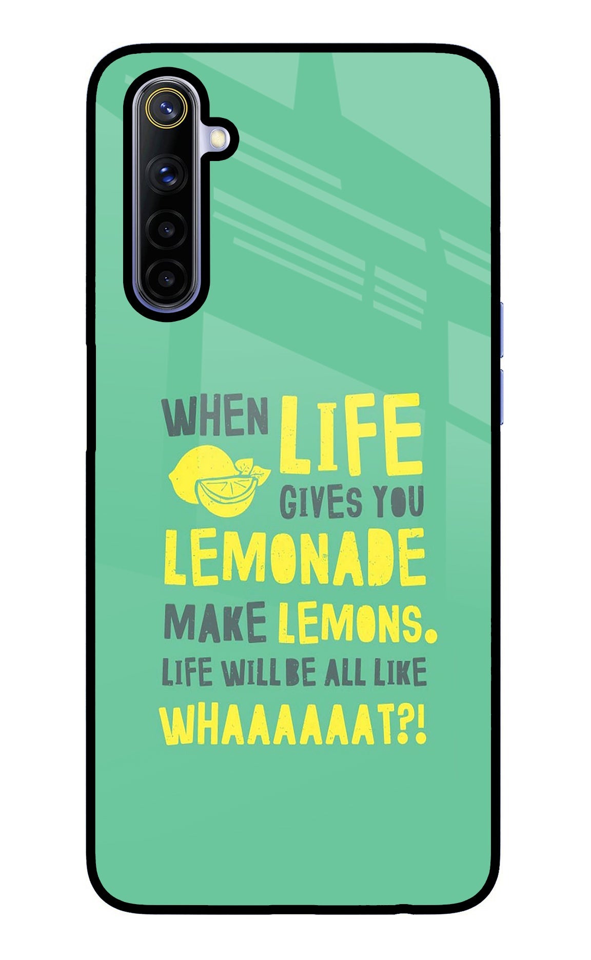 Quote Realme 6/6i Glass Case