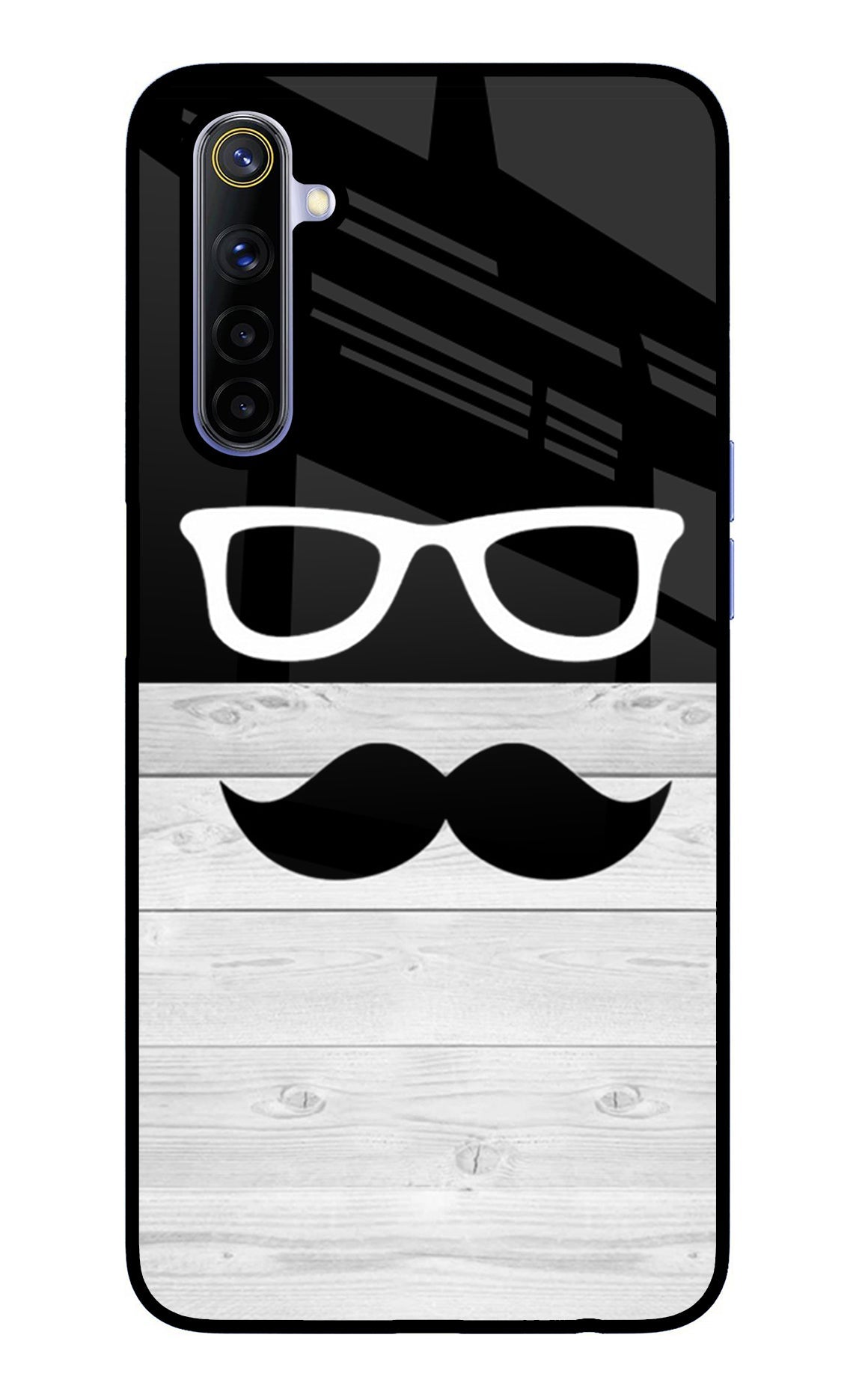 Mustache Realme 6/6i Glass Case