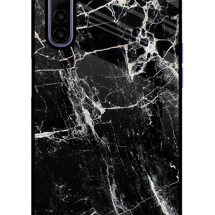 Black Marble Texture Realme 6/6i Glass Case