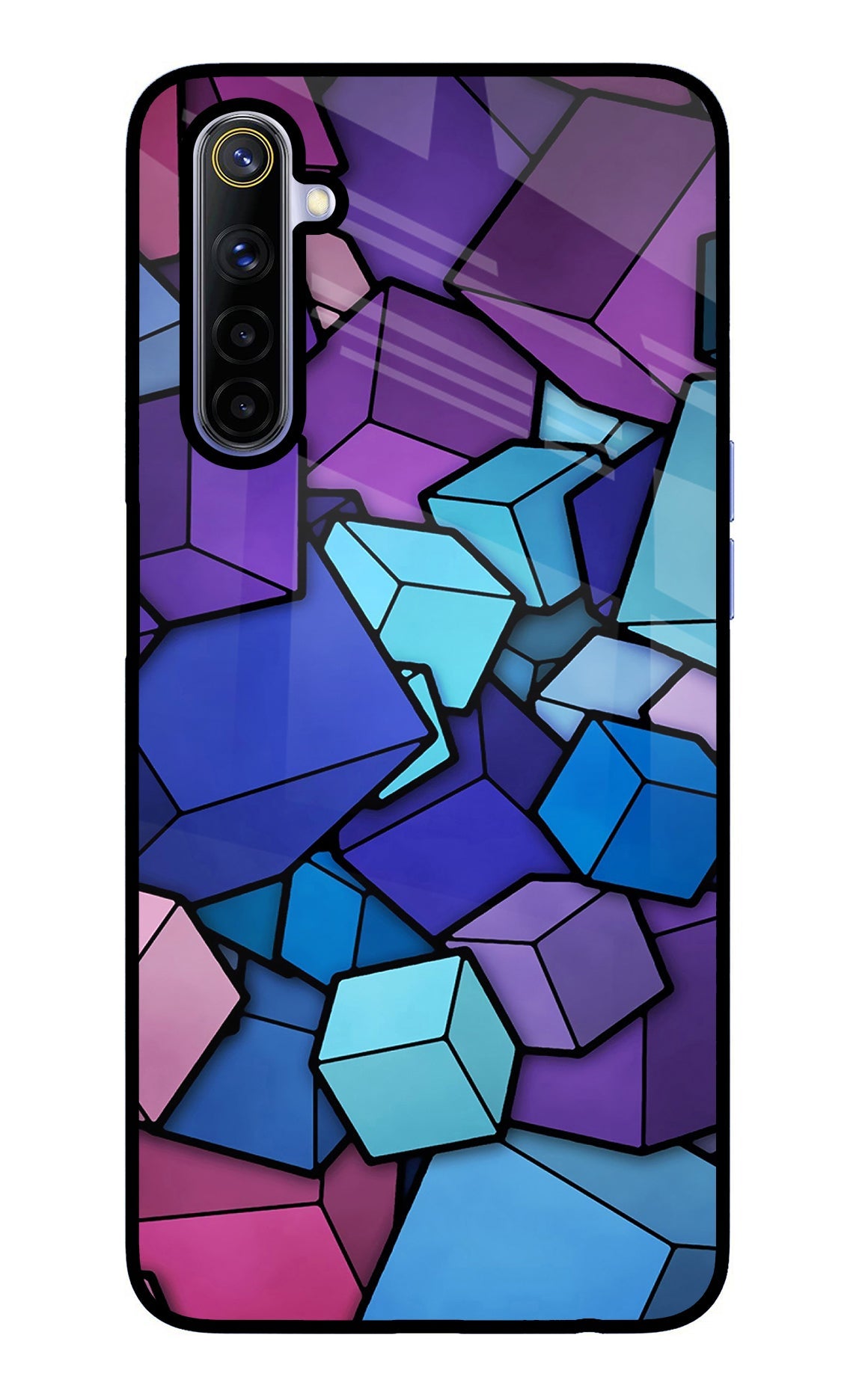 Cubic Abstract Realme 6/6i Back Cover