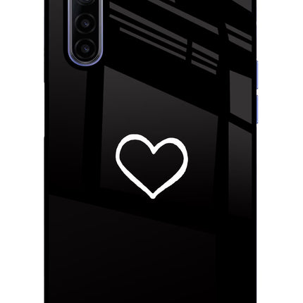 Heart Realme 6/6i Glass Case