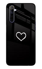 Heart Realme 6/6i Glass Case