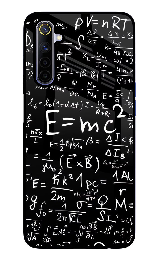 Physics Formula Realme 6/6i Glass Case
