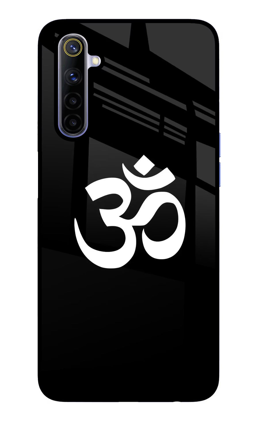 Om Realme 6/6i Back Cover, Glass case