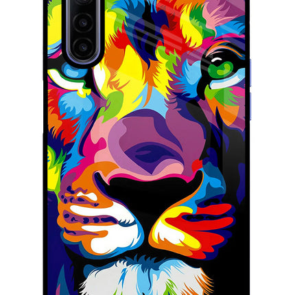 Lion Realme 6/6i Glass Case