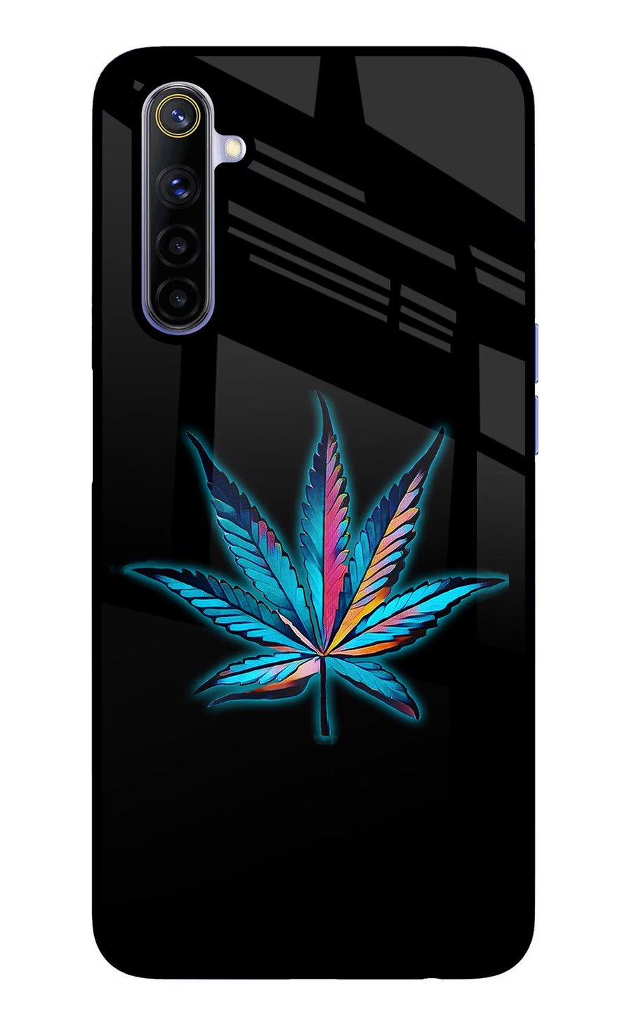 Weed Realme 6/6i Back Cover, Glass case