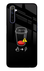 Coffee Realme 6/6i Glass Case