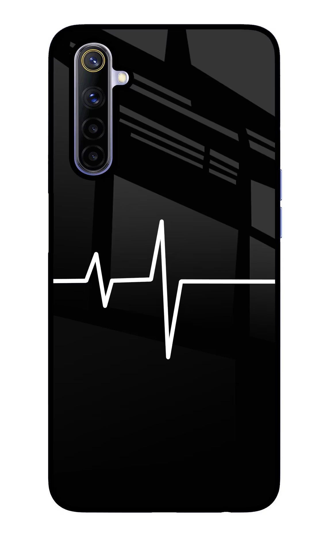 Heart Beats Realme 6/6i Glass Case Back Cover by Casekaro