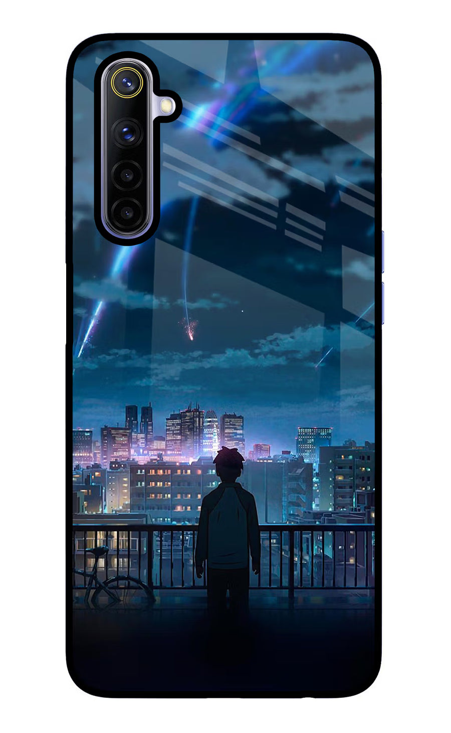 Anime Realme 6/6i Back Cover, Glass case
