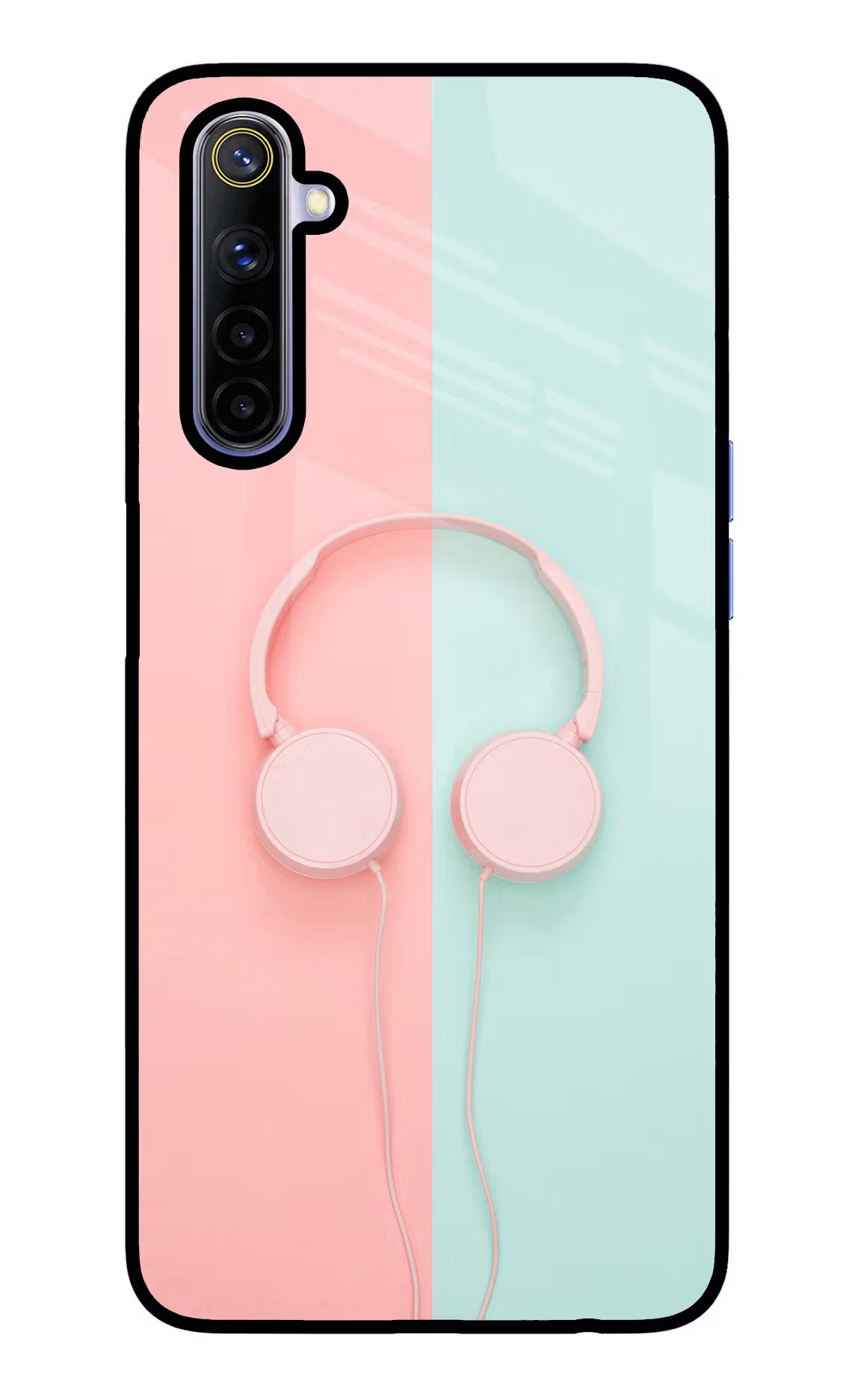 Music Lover Realme 6/6i Glass Case Back Cover by Casekaro