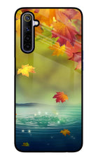 Flowers Realme 6/6i Glass Case