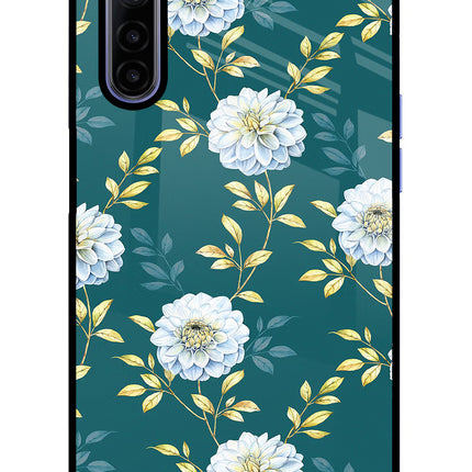 Flowers Realme 6/6i Glass Case