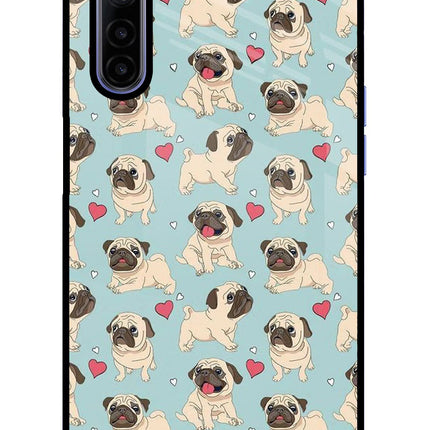 Pug Dog Realme 6/6i Glass Case
