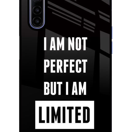 I Am Not Perfect But I Am Limited Edition Realme 6/6i Glass Case