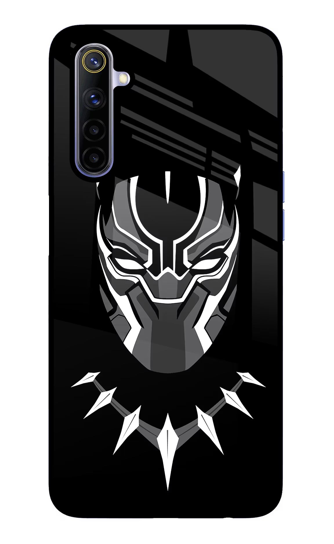 Black Panther Realme 6/6i Glass Case Back Cover by Casekaro