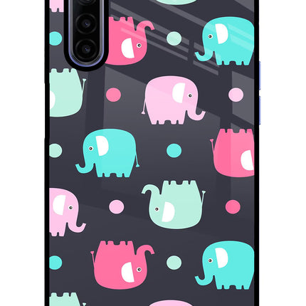 Elephants Realme 6/6i Glass Case