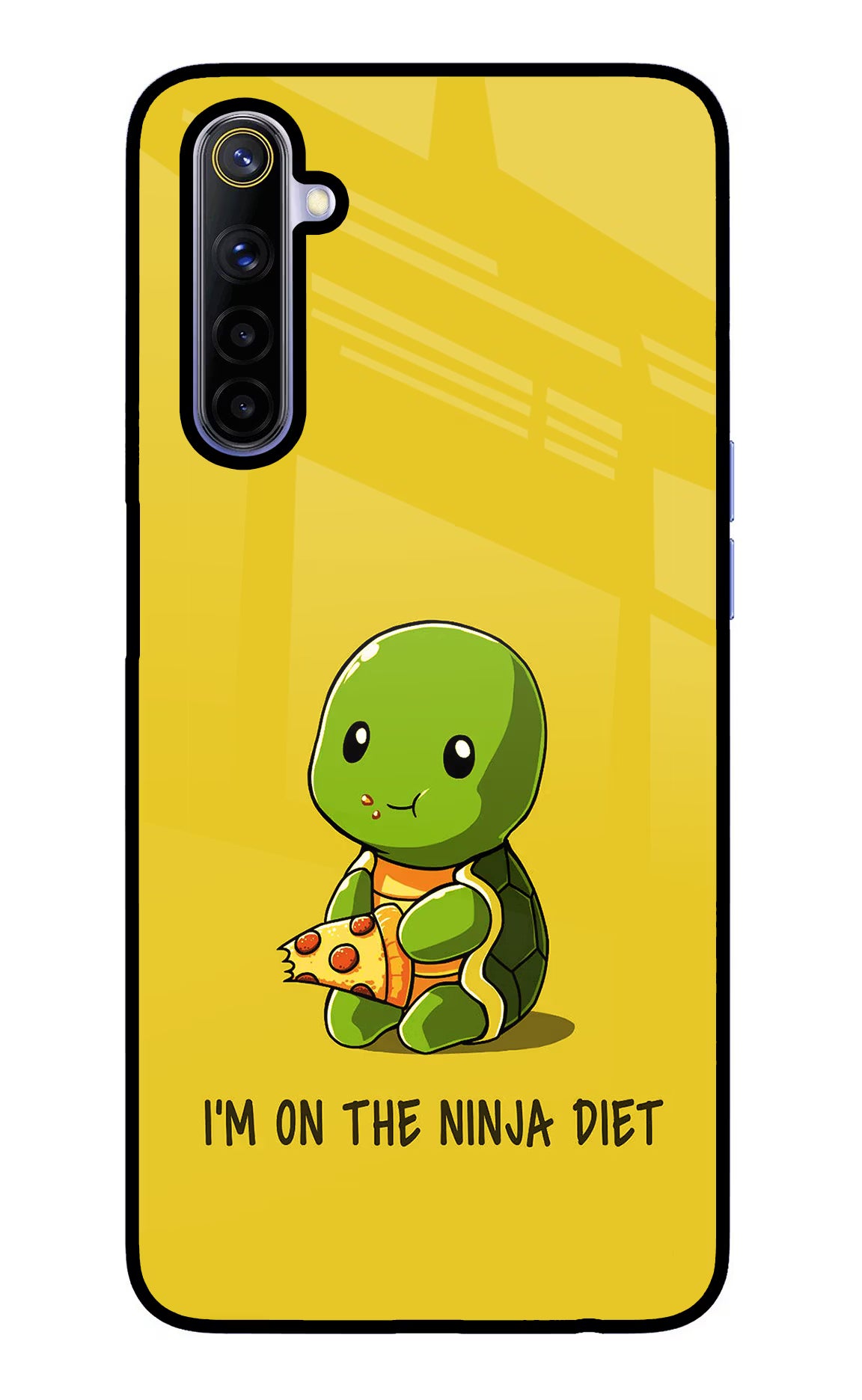 I'm on Ninja Diet Realme 6/6i Glass Case Back Cover by Casekaro