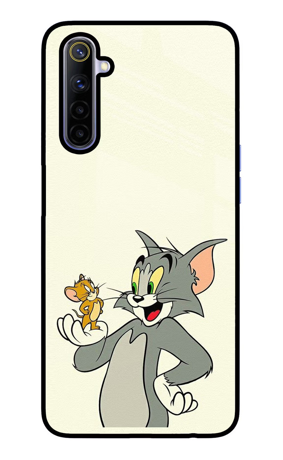 Tom & Jerry Realme 6/6i Back Cover, Glass case