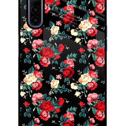 Rose Pattern Realme 6/6i Glass Case