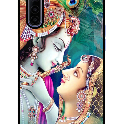 Lord Radha Krishna Realme 6/6i Glass Case Back Cover by Casekaro