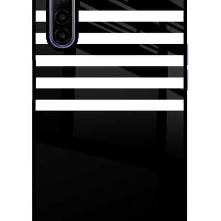 Black and White Print Realme 6/6i Glass Case