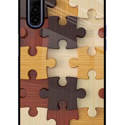 Wooden Puzzle Realme 6/6i Glass Case