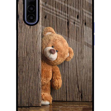 Teddy Wooden Realme 6/6i Glass Case
