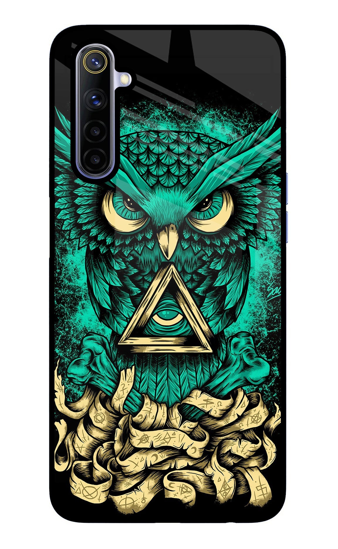 Green Owl Realme 6/6i Back Cover