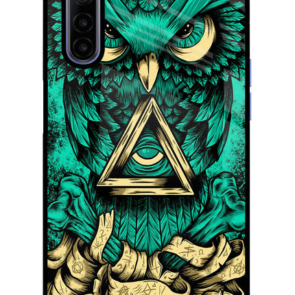 Green Owl Realme 6/6i Glass Case