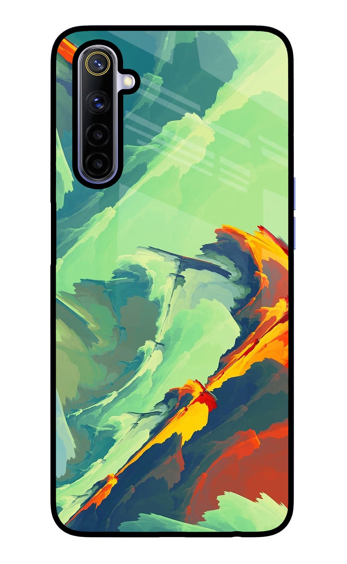 Paint Art Realme 6/6i Glass Case Back Cover by Casekaro