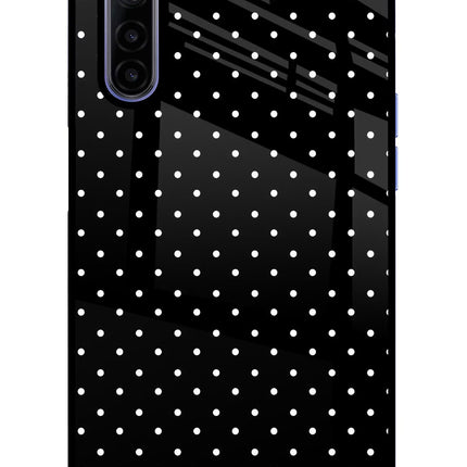 White Dots Realme 6/6i Glass Case