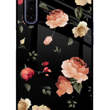 Flowers Realme 6/6i Glass Case