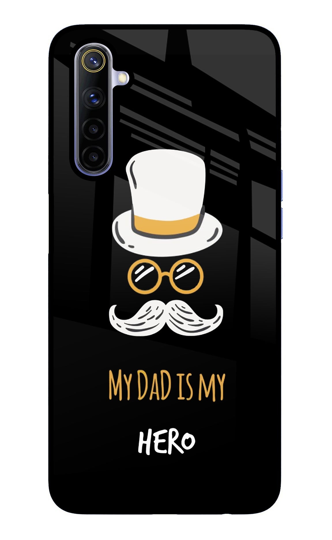 My Dad Is My Hero Realme 6/6i Glass Case