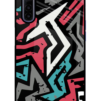 Geometric Graffiti Realme 6/6i Glass Case