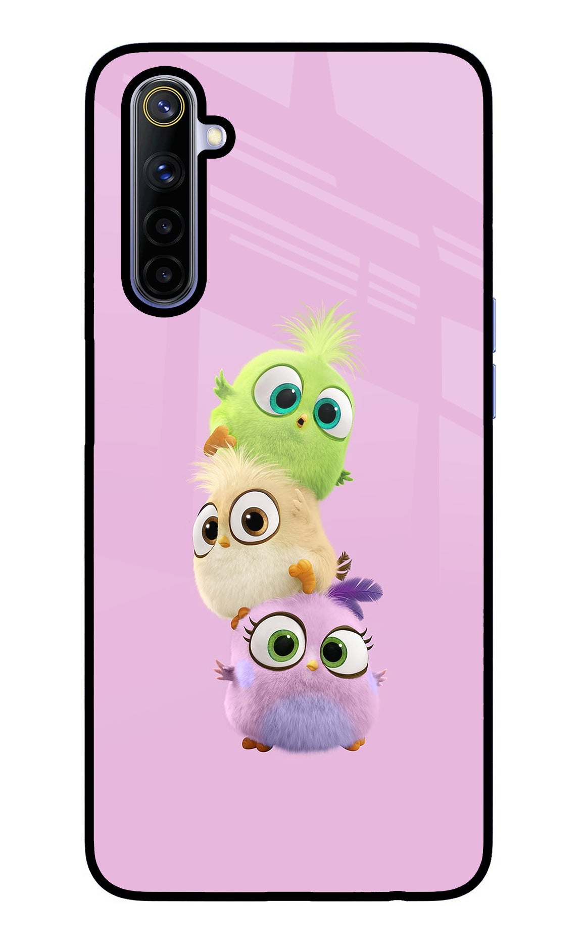 Cute Little Birds Realme 6/6i Glass Case