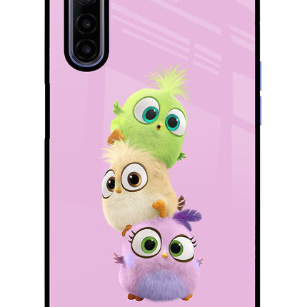 Cute Little Birds Realme 6/6i Glass Case Back Cover by Casekaro