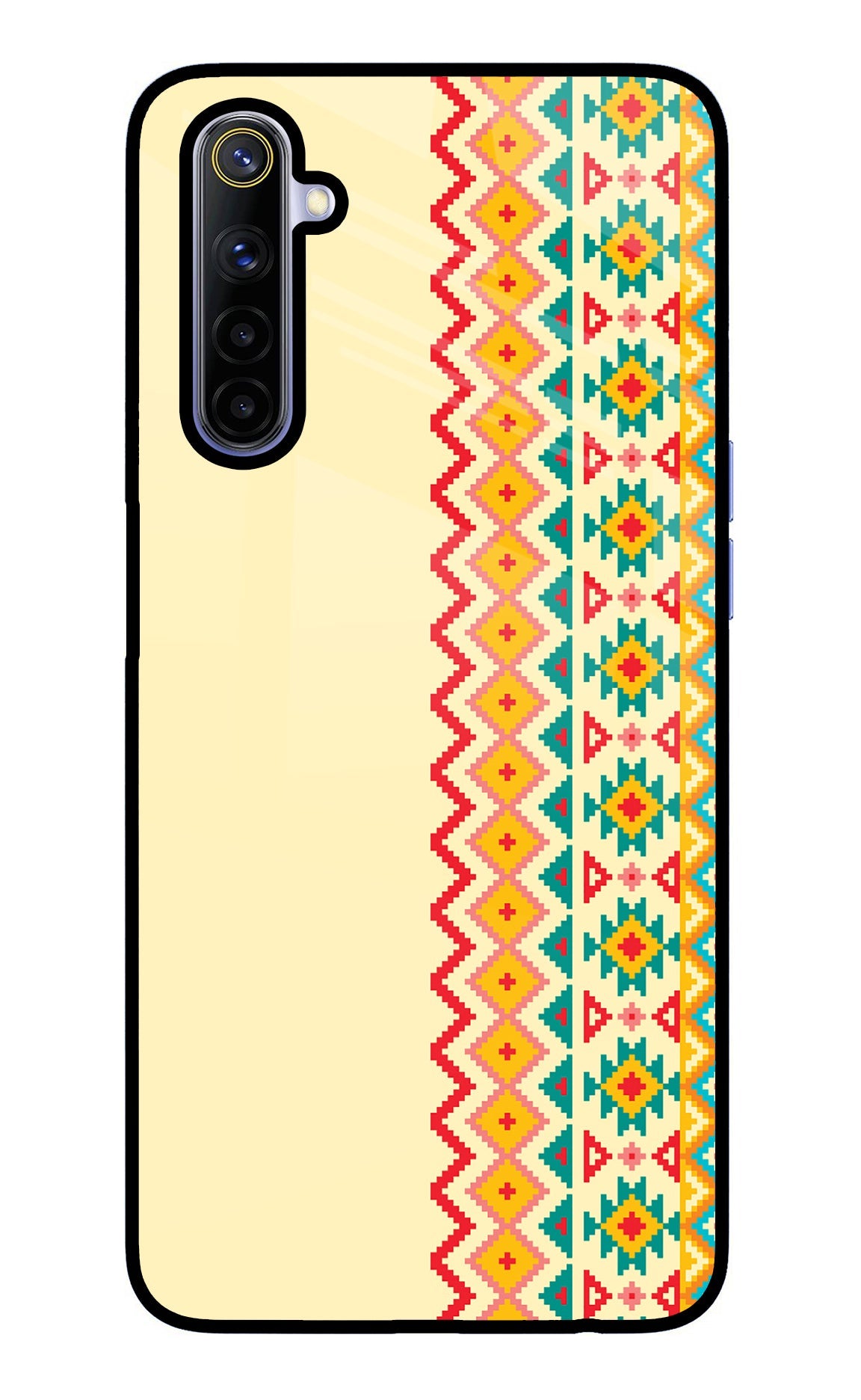 Ethnic Seamless Realme 6/6i Glass Case