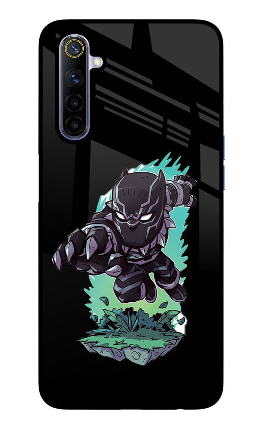 Black Panther Realme 6/6i Glass Case