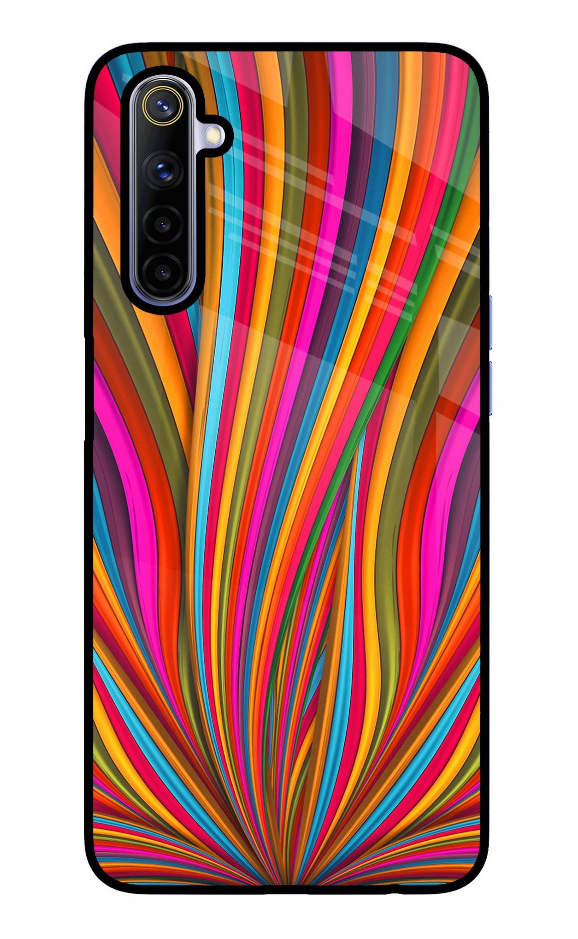 Trippy Wavy Realme 6/6i Glass Case